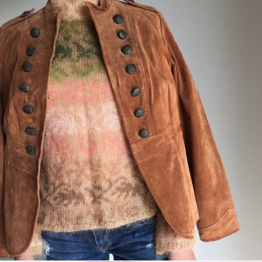 TALBOTS Western Plush Knit Sweater
